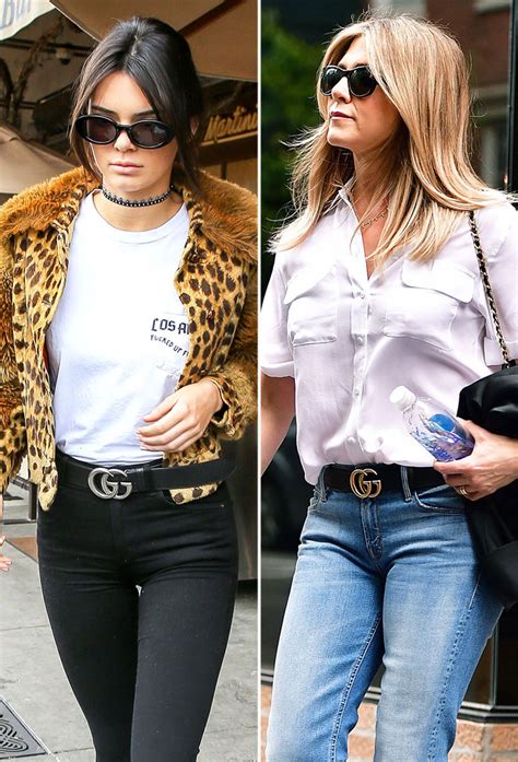 outfits with red gucci belt|celebrities wearing Gucci belt.